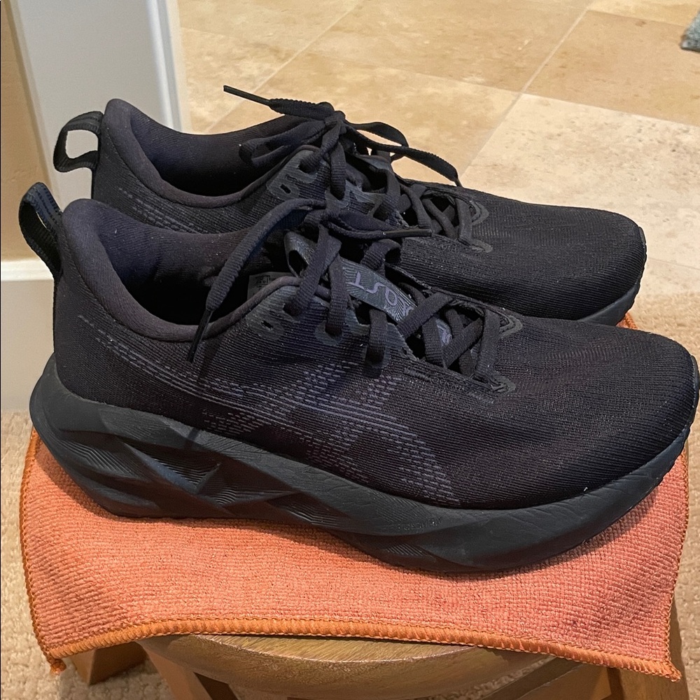 Asics Black Athletic Shoes
